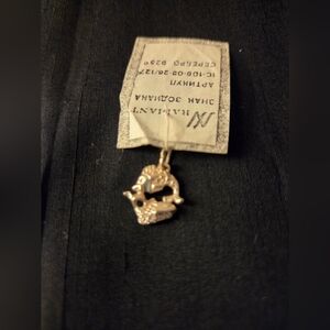 NWT UNIQUE 925 STERLING SILVER 0.5 INCH PISCES ZODIAC SIGN PENDANT FROM EUROPE